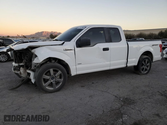 2016 Ford F-150 XL with VIN 1FTEX1CP2GKF05584, listed as a Copart auction lot 87457464 with 125,242 mi miles and Salvage Title. Bid and sale history available at carsss.com. Image 1.