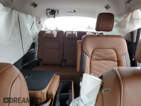 2024 Nissan Pathfinder Platinum with VIN 5N1DR3DH9RC210841, listed as a Copart auction lot 46792795 with 23,164 mi miles and Salvage title. Bid and sale history available at DreamBid. Image 10.
