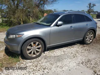 2006 Infiniti FX35 with VIN JNRAS08U86X103270, listed as a Copart auction lot 75599634 with 109,813 mi miles and Salvage Title. Bid and sale history available at carsss.com. Image 1.