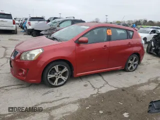 2009 Pontiac Vibe GT with VIN 5Y2SR67069Z449523, listed as a Copart auction lot 46056995 with 154,533 mi miles and Non Repairable. Bid and sale history available at carsss.com. Image 1.