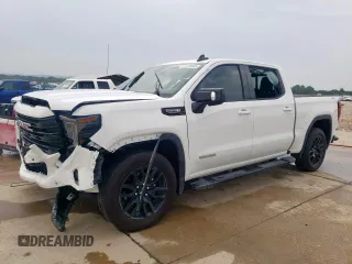2024 GMC Sierra 1500 Elevation with VIN 3GTUUCED1RG458500, listed as a Copart auction lot 57416405 with 8,607 mi miles and Salvage title. Bid and sale history available at DreamBid. Image 1.
