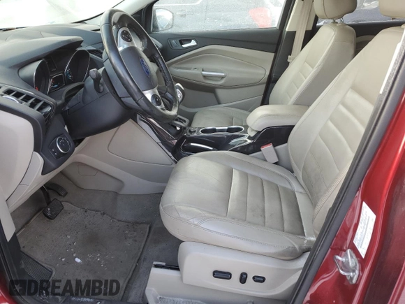 2016 Ford Escape Titanium with VIN 1FMCU0JX8GUB35321, listed as a Copart auction lot 87167904 with 57,030 mi miles and Clean Title. Bid and sale history available at carsss.com. Image 7.