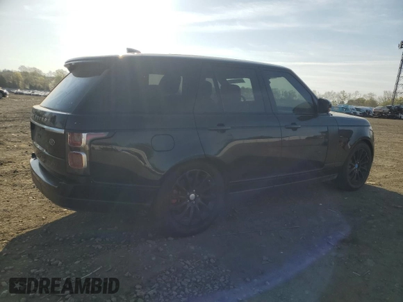 2020 Land Rover Range Rover HSE with VIN SALGS2RU0LA587656, listed as a Copart auction lot 54512025 with 92,497 mi miles and Clean Title. Bid and sale history available at DreamBid. Image 3.