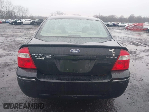 2005 Ford Five Hundred Limited с VIN 1FAHP28195G203299, выставлен на аукционе IAAI как лот 41845157 с пробегом 130 083 миль миль и . История ставок и продаж доступна на DreamBid. Изображение 16.