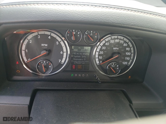 2009 Dodge Ram 1500 ST with VIN 1D3HB18T69S705234, listed as a Copart auction lot 73299204 with 170,222 mi miles and Salvage Title. Bid and sale history available at carsss.com. Image 9.