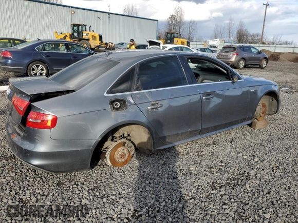 2015 Audi A4 Premium Plus with VIN WAUFFAFL3FN024995, listed as a Copart auction lot 44560935 with 0 mi miles and Salvage Title. Bid and sale history available at carsss.com. Image 3.