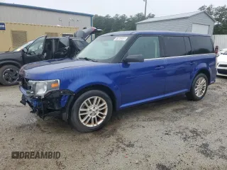 2014 Ford Flex SEL z VIN 2FMGK5C8XEBD40541, wystawiony jako Copart lot #57664555 z przebiegiem 143 357 mil mil oraz Czysty tytuł • Clean title. Historia ofert i sprzedaży dostępna na DreamBid. Obrazek 1.