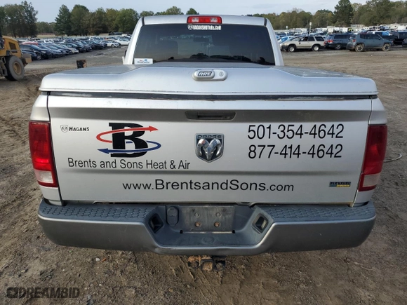 2010 Dodge Ram 1500 SLT with VIN 1D7RB1GP3AS221582, listed as a Copart auction lot 79067064 with 175,214 mi miles and Salvage Title. Bid and sale history available at carsss.com. Image 6.