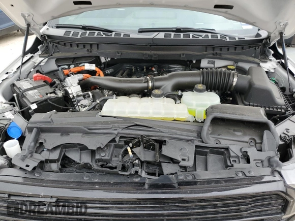 2024 Ford F-150 with VIN 1FTFW7LD9RFB23046, listed as a Copart auction lot 52367945 with 7,166 mi miles and Salvage title. Bid and sale history available at DreamBid. Image 11.