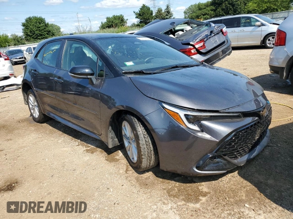 2023 Toyota Corolla Hatchback SE with VIN JTND4MBE1P3192460, listed as a Copart auction lot 63411604 with 7,799 mi miles and Salvage Title. Bid and sale history available at carsss.com. Image 4.