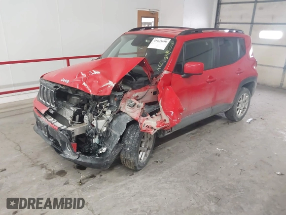 2020 Jeep Renegade Latitude with VIN ZACNJBBB3LPL03749, listed as a IAAI auction lot 41623690 with 1 mi miles. Bid and sale history available at carsss.com. Image 17.
