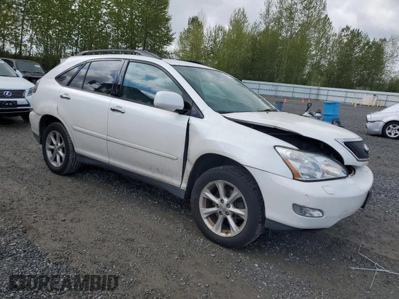 2009 Lexus RX 350 with VIN 2T2GK31U89C078178, listed as a Copart auction lot 54021655 with 170,222 mi miles and Salvage Title. Bid and sale history available at DreamBid. Image 4.