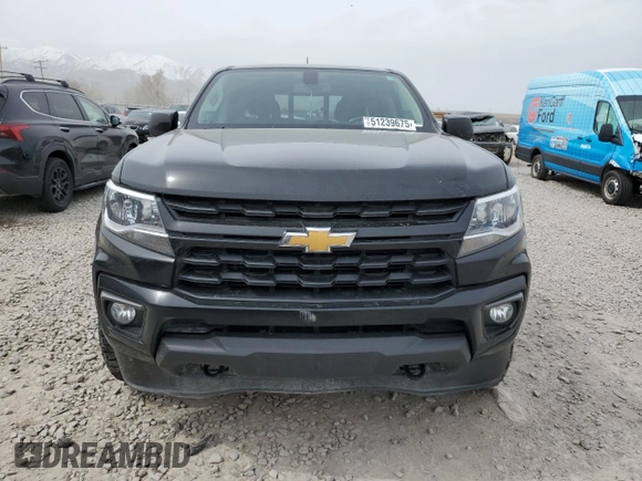 2021 Chevrolet Colorado 4WD LT с VIN 1GCGTCEN5M1288853, выставлен на аукционе Copart как лот 51239675 с пробегом 24 258 миль миль и Списание • Salvage title. История ставок и продаж доступна на DreamBid. Изображение 5.