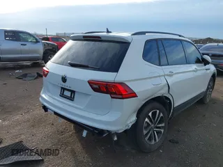 2024 Volkswagen Tiguan S with VIN 3VVRB7AX4RM232229, listed as a IAAI auction lot 41673555 with 333 mi miles and . Bid and sale history available at DreamBid. Image 4.