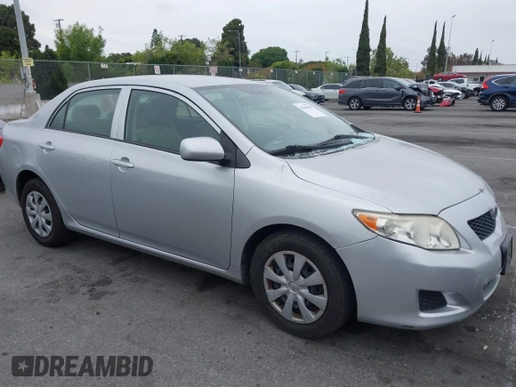 2009 Toyota Corolla with VIN JTDBL40EX9J053301, listed as a IAAI auction lot 42104828 with 55,886 mi miles and . Bid and sale history available at carsss.com. Image 1.