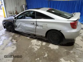 2000 Toyota Celica GT with VIN JTDDR32T6Y0060408, listed as a Copart auction lot 84506594 with 195,924 mi miles and Salvage Title. Bid and sale history available at carsss.com. Image 2.