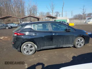2022 Nissan LEAF SV with VIN 1N4AZ1CV9NC561705, listed as a IAAI auction lot 41465860 with 19,549 mi miles and . Bid and sale history available at DreamBid. Image 13.