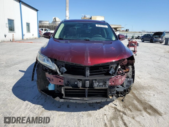 2017 Lincoln MKC Select with VIN 5LMTJ2DH0HUL13018, listed as a Copart auction lot 48191725 with 100,520 mi miles and Salvage title. Bid and sale history available at DreamBid. Image 5.