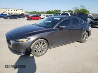 2019 Mazda 3 Preferred with VIN 3MZBPADL8KM110533, listed as a Copart auction lot 52118745 with 92,041 mi miles and Salvage Title. Bid and sale history available at DreamBid. Image 1.