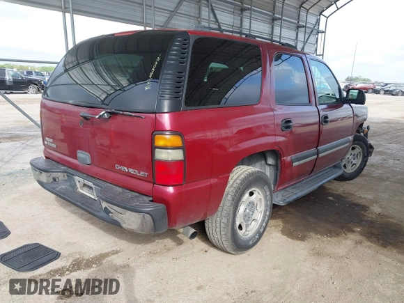 2005 Chevrolet Tahoe LS with VIN 1GNEC13V35R103563, listed as a IAAI auction lot 42645990 with 319,891 mi miles and . Bid and sale history available at DreamBid. Image 4.