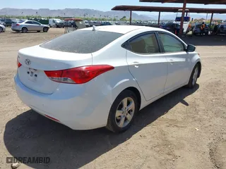 2012 Hyundai Elantra GLS with VIN 5NPDH4AE4CH070247, listed as a IAAI auction lot 42066865 with 205,890 mi miles. Bid and sale history available at carsss.com. Image 4.