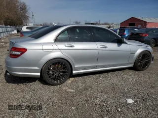 2009 Mercedes-Benz C 63 AMG with VIN WDDGF77X29F346320, listed as a Copart auction lot 49791625 with 143,218 mi miles and Salvage Title. Bid and sale history available at DreamBid. Image 3.