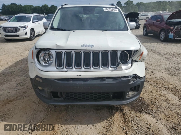 2017 Jeep Renegade Limited with VIN ZACCJBDB3HPE88030, listed as a Copart auction lot 60528245 with 101,606 mi miles and Salvage title. Bid and sale history available at DreamBid. Image 5.