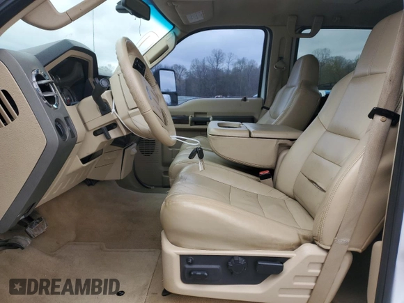 2008 Ford F-350 XL with VIN 1FTWW31R68EB23727, listed as a Copart auction lot 48913355 with 232,951 mi miles and Salvage Title. Bid and sale history available at DreamBid. Image 7.