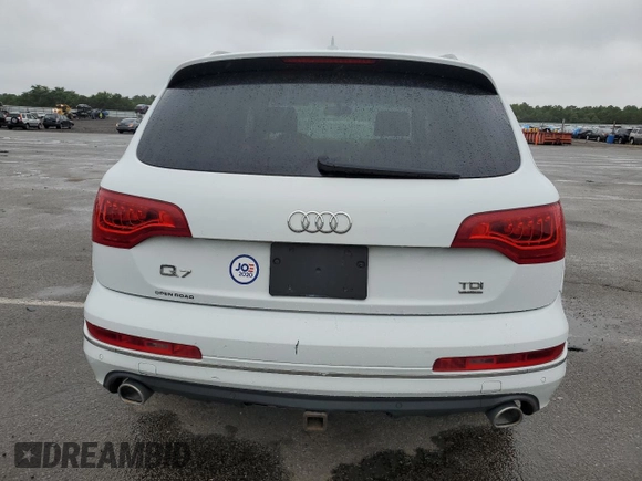 2014 Audi Q7 Premium Plus z VIN WA1LMAFE7ED007998, wystawiony jako Copart lot #65349044 z przebiegiem Nie podano mil oraz Nie do naprawy • Non repairable. Historia ofert i sprzedaży dostępna na DreamBid. Obrazek 6.