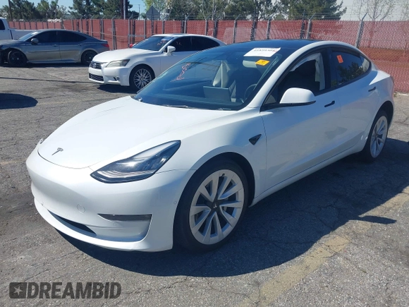 2022 Tesla Model 3 Long Range with VIN 5YJ3E1EB7NF298456, listed as a IAAI auction lot 41859304 with Not Provided miles and . Bid and sale history available at DreamBid. Image 19.