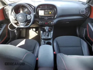 2021 Kia Soul Turbo with VIN KNDJ53AF5M7766491, listed as a Copart auction lot 49648625 with 32,443 mi miles and Salvage Title. Bid and sale history available at DreamBid. Image 8.
