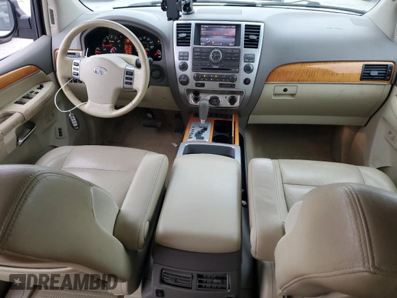 2008 Infiniti QX56 with VIN 5N3AA08C88N911596, listed as a Copart auction lot 81127204 with 82,758 mi miles and Salvage Title. Bid and sale history available at carsss.com. Image 8.
