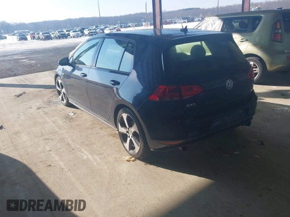 2016 Volkswagen Golf GTI SE with VIN 3VW5T7AU6GM036738, listed as a IAAI auction lot 41404994 with 176,048 mi miles. Bid and sale history available at carsss.com. Image 3.