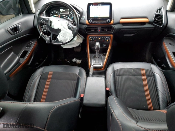 2018 Ford EcoSport SES with VIN MAJ6P1CL7JC160738, listed as a Copart auction lot 45996695 with 66,229 mi miles and Salvage Title. Bid and sale history available at carsss.com. Image 8.
