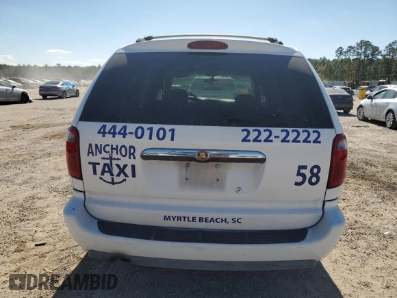 2006 Chrysler Town & Country LWB Touring with VIN 2A4GP54L06R874322, listed as a Copart auction lot 77384424 with 297,254 mi miles and Salvage Title. Bid and sale history available at carsss.com. Image 6.