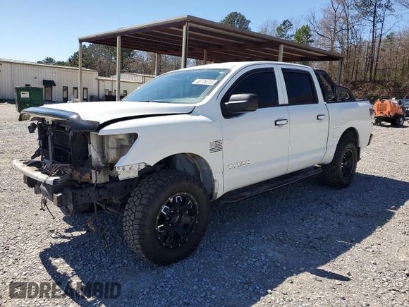 2017 Nissan Titan SV z VIN 1N6AA1EJ0HN569810, wystawiony jako Copart lot #48726215 z przebiegiem 126 458 mil mil oraz Szkoda całkowita • Salvage title. Historia ofert i sprzedaży dostępna na DreamBid. Obrazek 1.