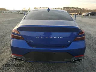 2023 Genesis G70 3.3T with VIN KMTG54TEXPU115465, listed as a Copart auction lot 81239184 with 16,059 mi miles and Salvage Title. Bid and sale history available at DreamBid. Image 6.