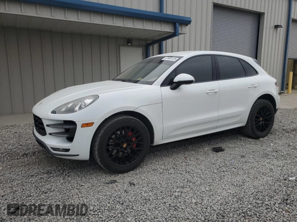 2016 Porsche Macan Turbo z VIN WP1AF2A58GLB93739, wystawiony jako Copart lot #47808135 z przebiegiem 130 701 mil mil oraz Szkoda całkowita • Salvage title. Historia ofert i sprzedaży dostępna na DreamBid. Obrazek 1.