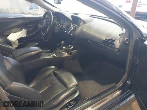 2006 BMW 6 Series 650Ci with VIN WBAEH13406CR50656, listed as a IAAI auction lot 41791524 with 192,599 mi miles. Bid and sale history available at carsss.com. Image 5.