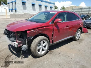 2010 Lexus RX 350 with VIN 2T2BK1BA6AC063864, listed as a Copart auction lot 63141325 with 104,698 mi miles and Salvage title. Bid and sale history available at DreamBid. Image 1.