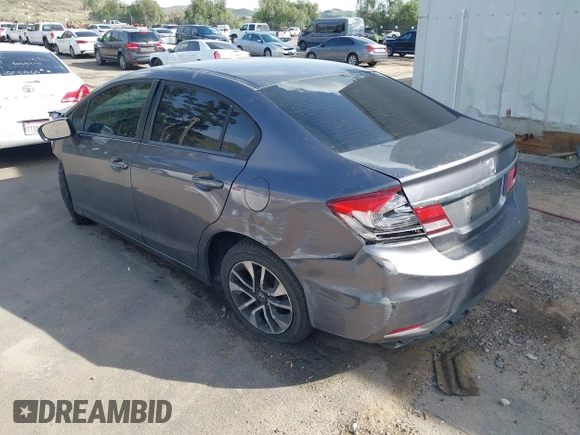 2014 Honda Civic Sedan EX with VIN 19XFB2F80EE268591, listed as a IAAI auction lot 41914223 with 1 mi miles. Bid and sale history available at carsss.com. Image 3.