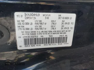 2003 Dodge 1500 ST with VIN 1D7HA18D13S327616, listed as a IAAI auction lot 42068457 with 215,412 mi miles and . Bid and sale history available at DreamBid. Image 9.