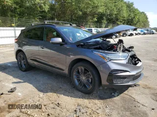 2020 Acura RDX w/A-Spec Pkg with VIN 5J8TC2H67LL041139, listed as a Copart auction lot 67703013 with 57,485 mi miles. Bid and sale history available at carsss.com. Image 4.