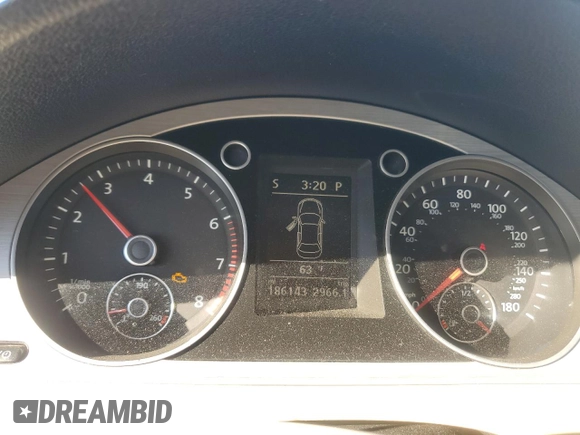 2014 Volkswagen CC Sport with VIN WVWBP7AN0EE524802, listed as a Copart auction lot 44760185 with 186,143 mi miles and Salvage Title. Bid and sale history available at carsss.com. Image 9.