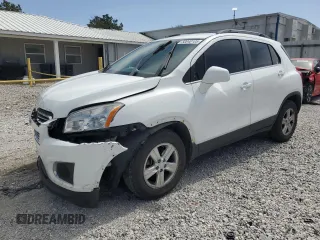 2015 Chevrolet Trax LT with VIN 3GNCJRSB7FL236547, listed as a Copart auction lot 50040105 with 148,187 mi miles and Salvage Title. Bid and sale history available at carsss.com. Image 1.