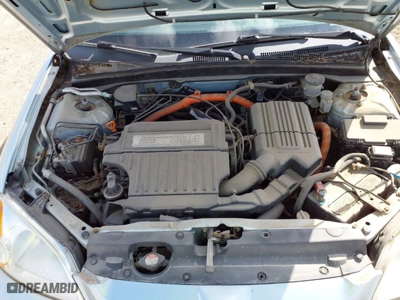 2003 Honda Civic Hybrid with VIN JHMES95673S023624, listed as a IAAI auction lot 41903619 with 181,949 mi miles. Bid and sale history available at carsss.com. Image 10.