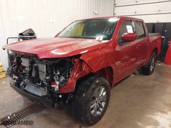 2025 Nissan Frontier PRO-4X with VIN 1N6ED1EK2SN608647, listed as a IAAI auction lot 41536731 with 3,161 mi miles. Bid and sale history available at carsss.com. Image 19.