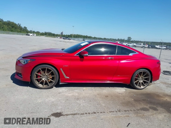 2018 Infiniti Q60 RED SPORT 400 with VIN JN1FV7EL4JM630513, listed as a IAAI auction lot 40411948 with 59,373 mi miles. Bid and sale history available at carsss.com. Image 12.