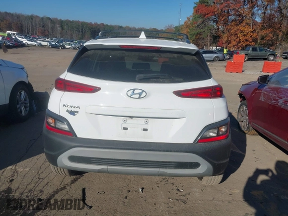2022 Hyundai Kona SEL with VIN KM8K32ABXNU855957, listed as a IAAI auction lot 41004984 with 69,179 mi miles. Bid and sale history available at carsss.com. Image 15.