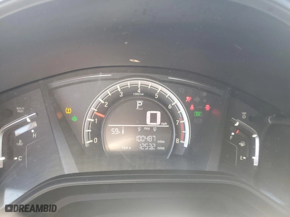 2018 Honda CR-V LX with VIN 2HKRW6H38JH211412, listed as a Copart auction lot 50433105 with 100,487 mi miles and Salvage Title. Bid and sale history available at carsss.com. Image 9.
